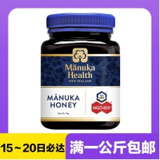【极速】Manuka Health 蜜纽康 MGO400+ 麦卢卡蜂蜜 1公斤（等于UMF13+）【同仓满1公斤包邮】